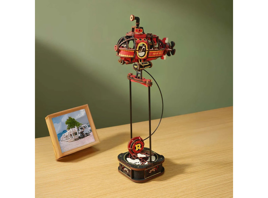 RoboTime 3D mechanická skladačka Ponorka s kyvadlom