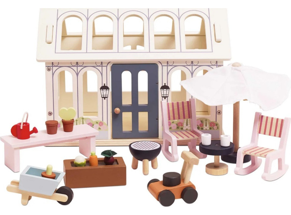 Le Toy Van Domček pre bábiky Zimná záhrada