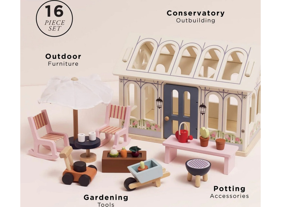 Le Toy Van Domček pre bábiky Zimná záhrada