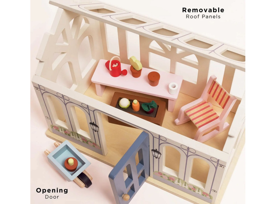 Le Toy Van Domček pre bábiky Zimná záhrada