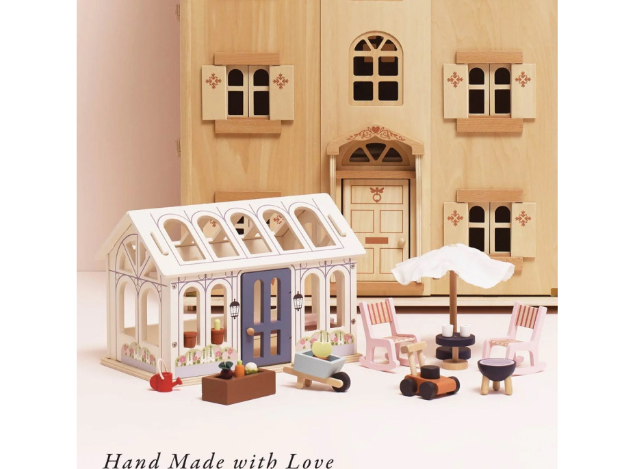 Le Toy Van Domček pre bábiky Zimná záhrada