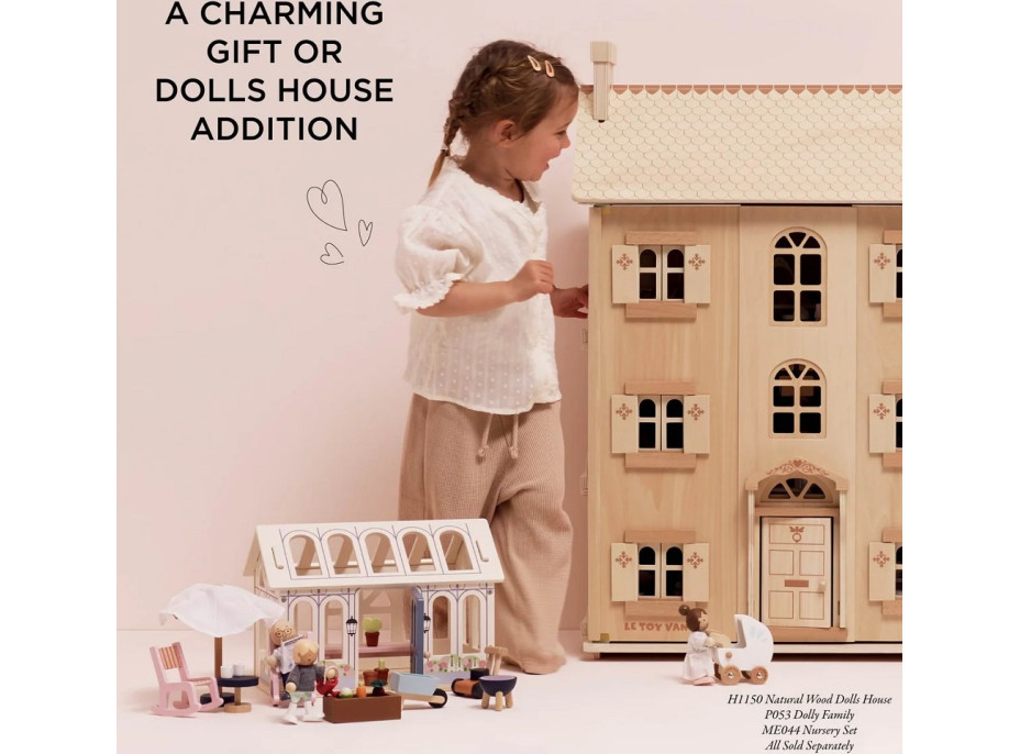 Le Toy Van Domček pre bábiky Zimná záhrada