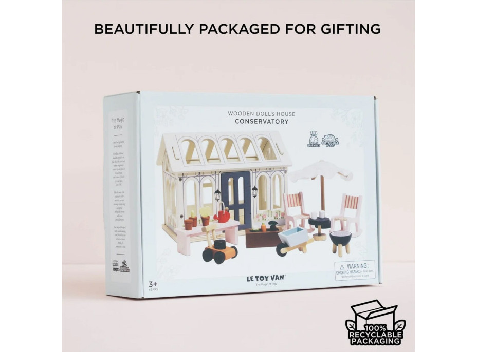 Le Toy Van Domček pre bábiky Zimná záhrada
