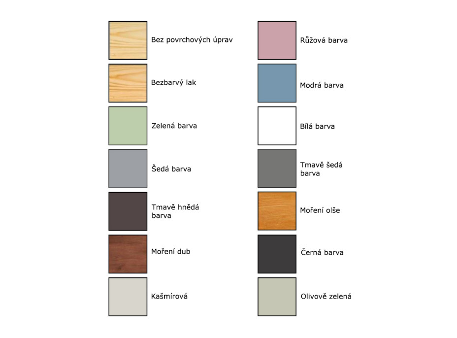 Odnímateľná zábrana z masívu - typ A - 110 cm