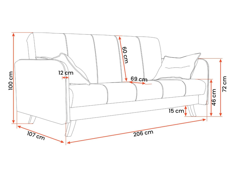 Pohovka FERRARA (viac variant)