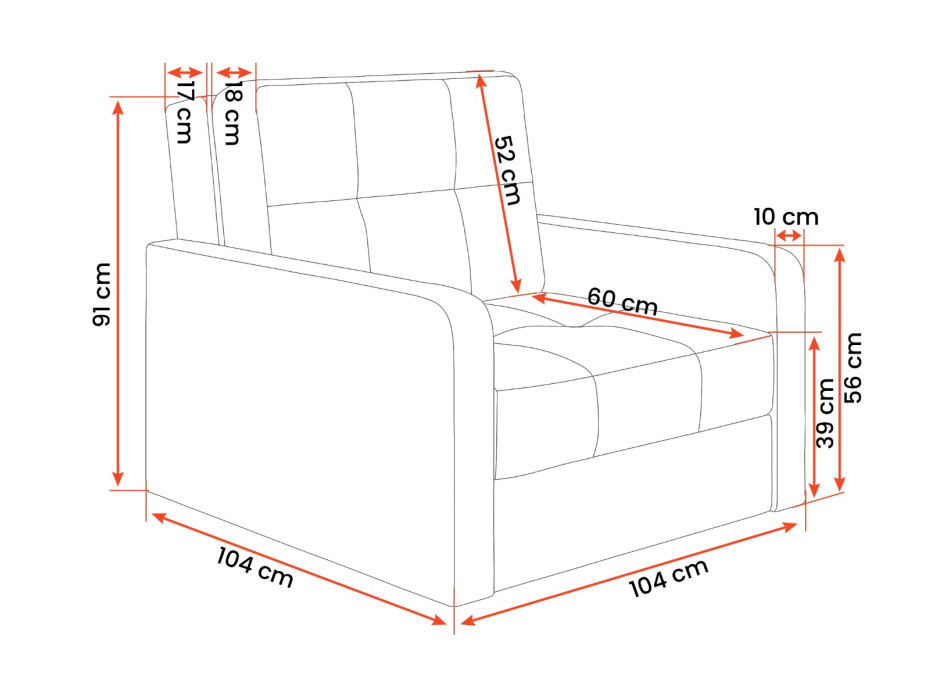 Rozkladacia pohovka VICENZA 1 (viac variant)