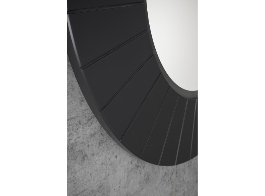 Sapho LUMIRO STRIP okrúhle zrkadlo s LED osvetlením v ráme ø 75cm, carina LR750-4141S