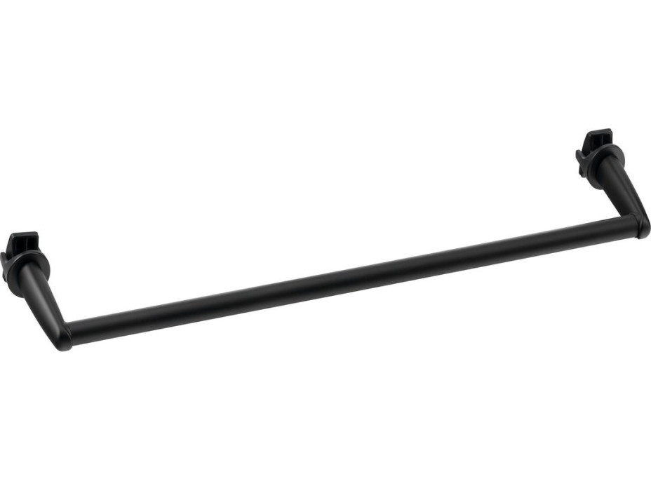 Aqualine Sušiak uterákov na vykurovacie telesá 46cm rovný, čierna mat IDR-50B