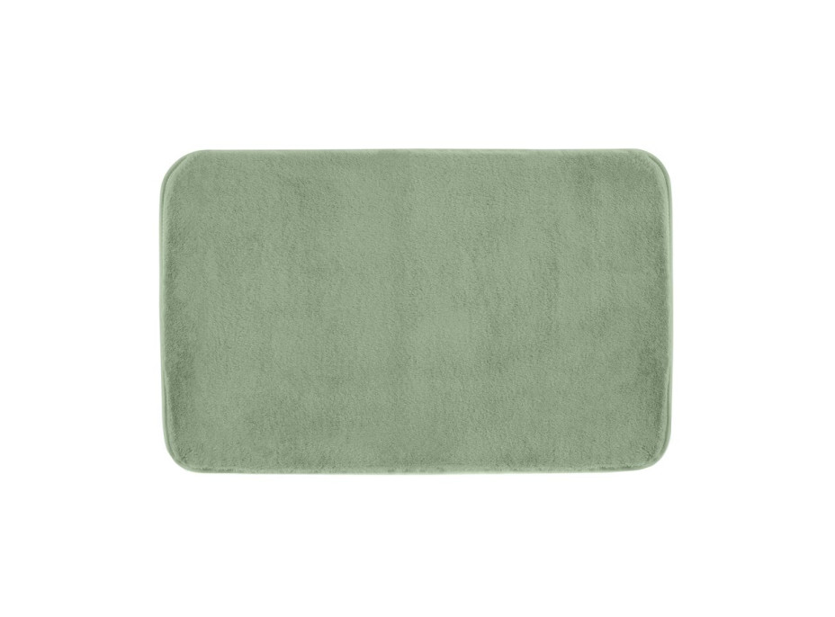 Gedy FUZZY kúpeľňová predložka, 60x100cm, 100% polyester, protišmyk, zelená 96FY100607