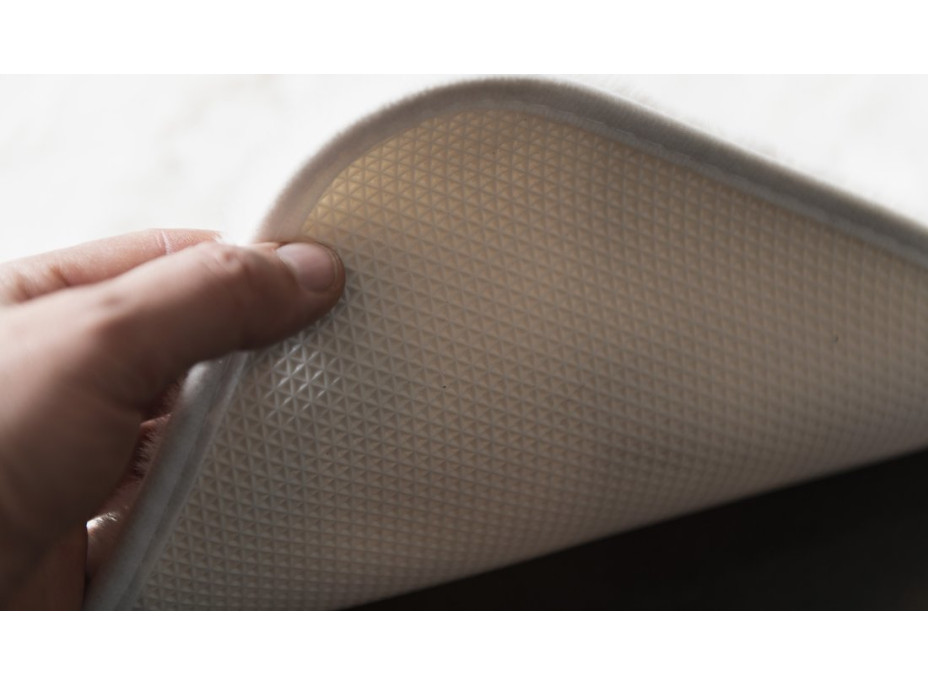 Gedy FUZZY kúpeľňová predložka, 60x100cm, 100% polyester, protišmyk, ružová 96FY100610