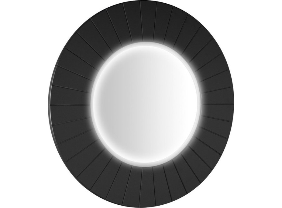 Sapho LUMIRO STRIP okrúhle zrkadlo s LED osvetlením v ráme ø 75cm, carina LR750-4141S