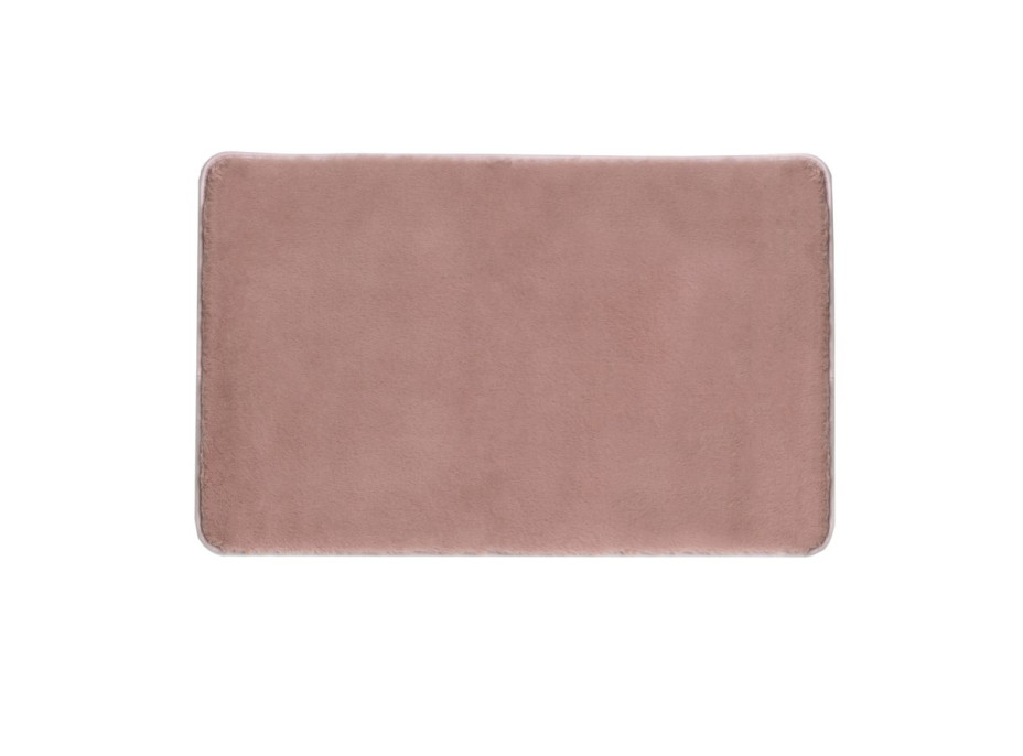 Gedy FUZZY kúpeľňová predložka, 60x100cm, 100% polyester, protišmyk, ružová 96FY100610