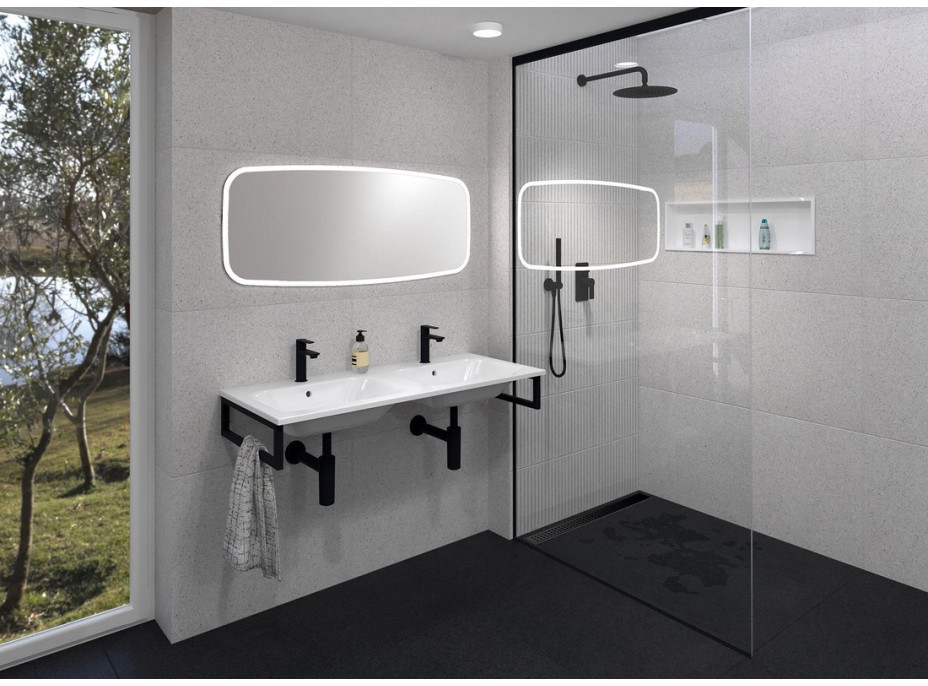 Sapho TONG zrkadlo s LED osvetlením 120x50cm TN5012