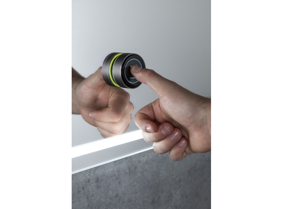 Sapho GEMINI zrkadlo s LED osvetlením 100x70cm, múdre funkcie GM100K