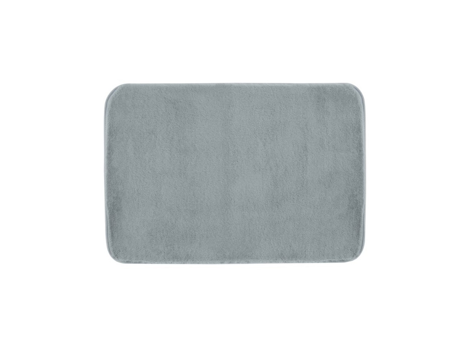 Gedy FUZZY kúpeľňová predložka, 60x100cm, 100% polyester, protišmyk, šedá 96FY100608