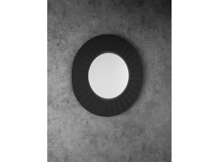 Sapho LUMIRO STRIP okrúhle zrkadlo s LED osvetlením v ráme ø 75cm, carina LR750-4141S