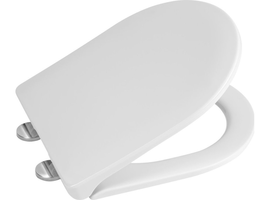 Aqualine VITO WC sedátko, Soft Close, Easy Take, biela PCS105