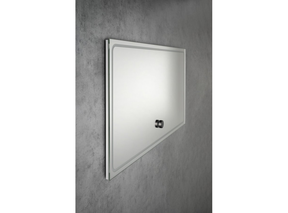 Sapho GEMINI zrkadlo s LED osvetlením 120x60cm, chytré funkcie GM120K