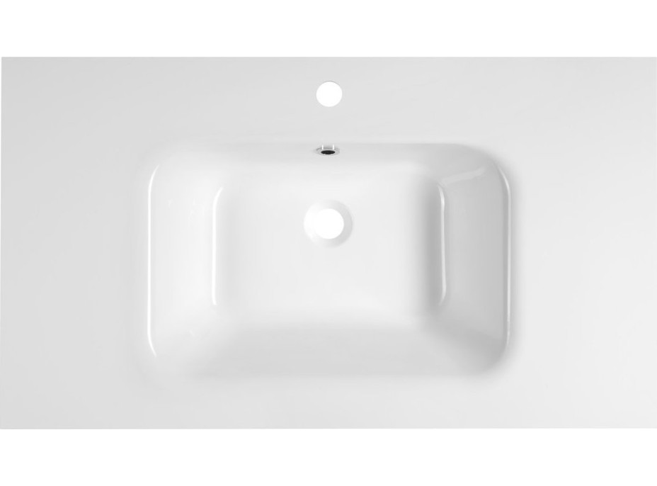 Sapho ARECA umývadlo, liaty mramor, 91x51, 5cm, biela AC091