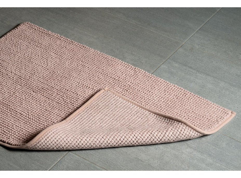 Aqualine CHENILL kúpeľňová predložka 50x80cm, 100% polyester, béžová CH2012
