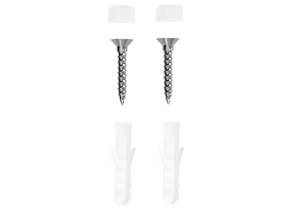 Strieborný kovový vešiak PSINO 43,5 cm