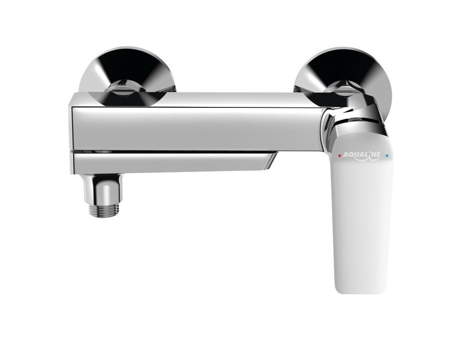 Aqualine FLERY nástenná vaňová/sprchová batéria, otočné ramienko, chróm FY010