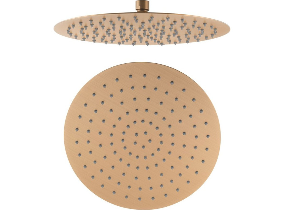 Sapho SLIM hlavová sprcha, priemer 300mm, meď mat MS573PG