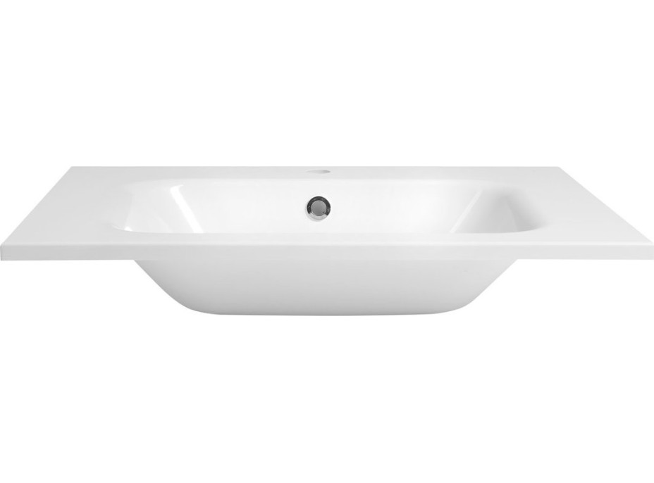 Sapho ARECA umývadlo, liaty mramor, 71x51, 5cm, biela AC071