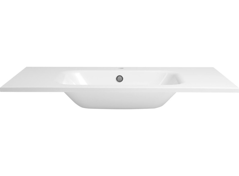 Sapho ARECA umývadlo, liaty mramor, 91x51, 5cm, biela AC091