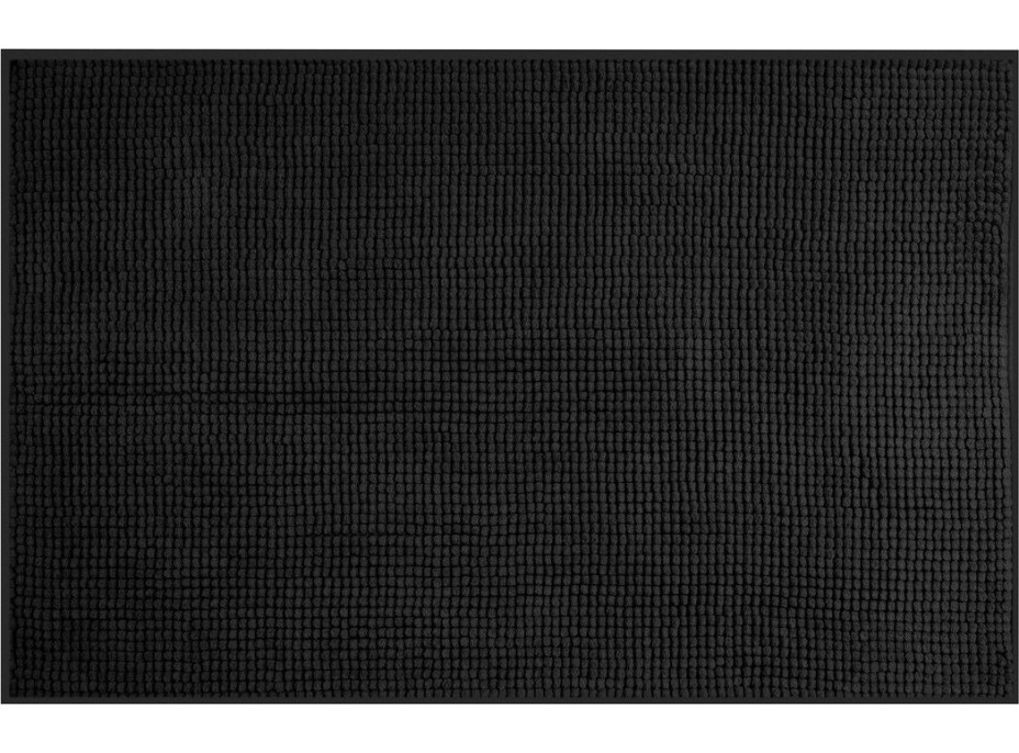 Aqualine CHENILL kúpeľňová predložka 50x80cm, 100% polyester, čierna CH2014