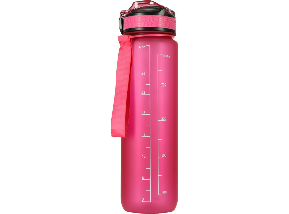 Fľaša na vodu 1l - ružová