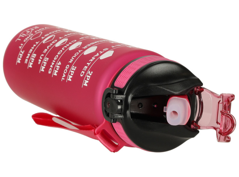 Fľaša na vodu 1l - ružová