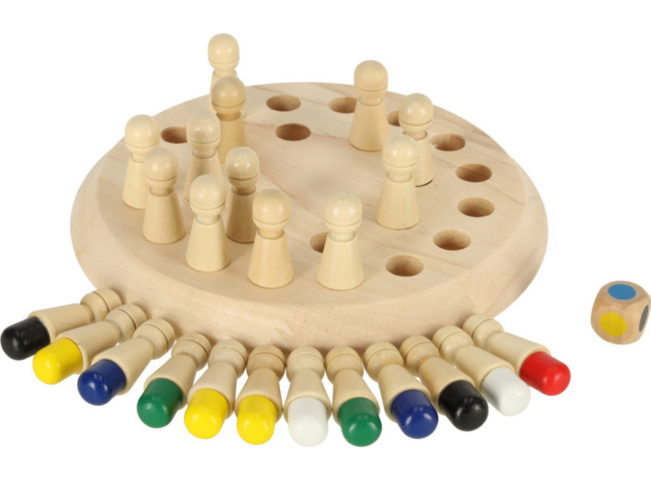 Pamäťová logická drevená hra - Farby