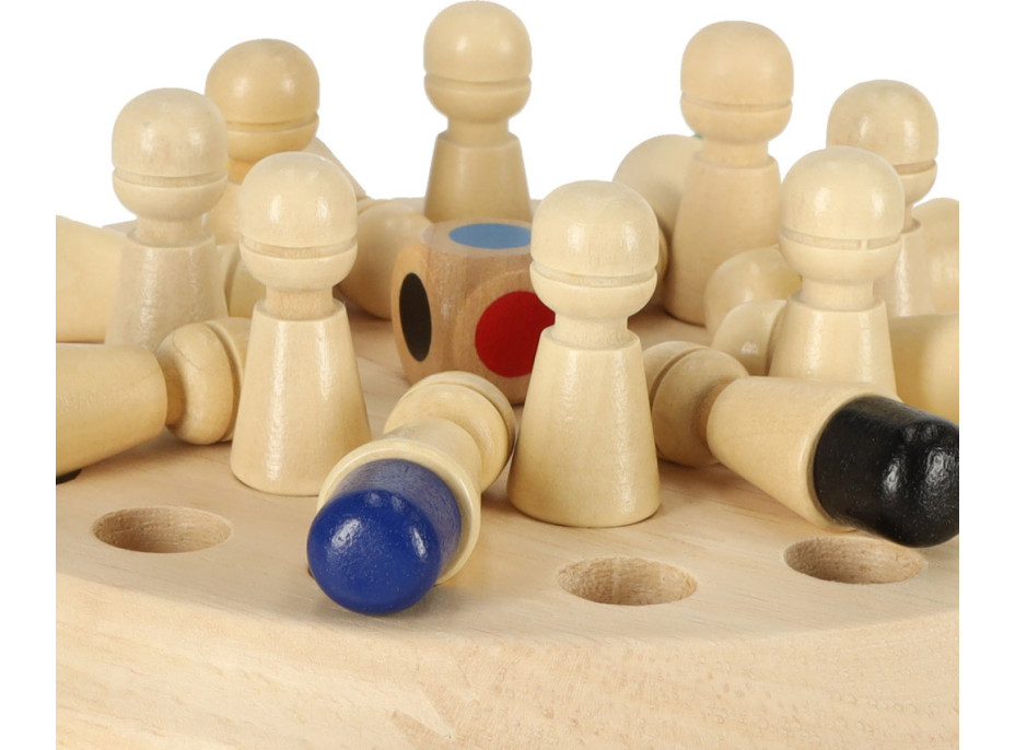 Pamäťová logická drevená hra - Farby