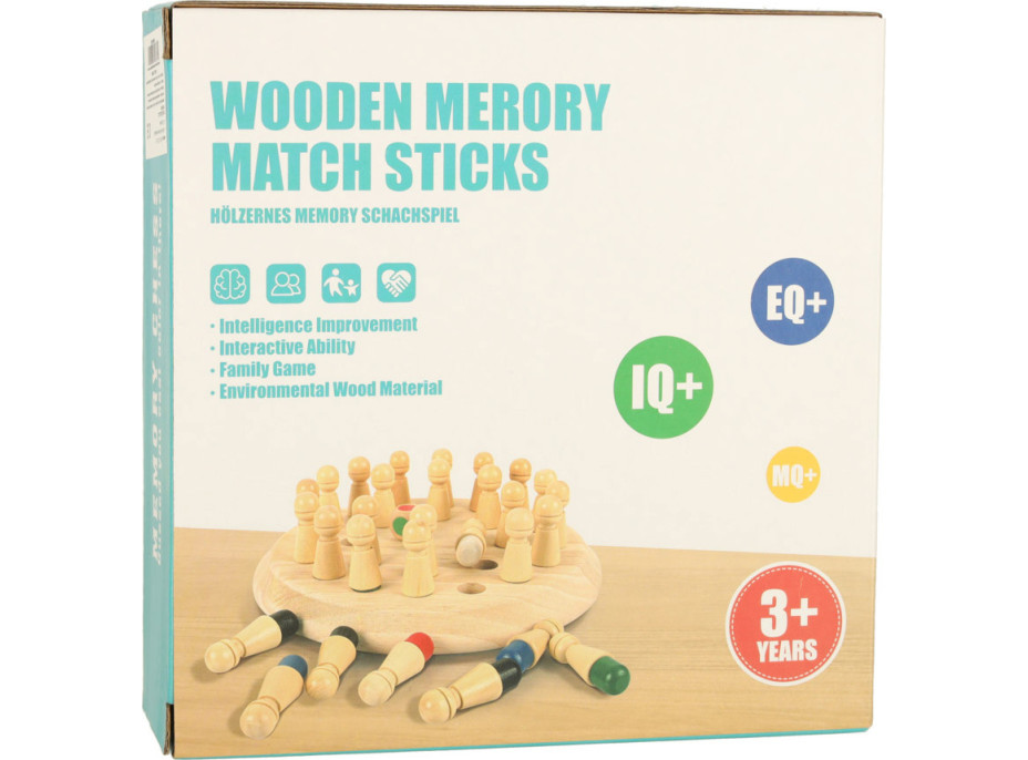 Pamäťová logická drevená hra - Farby