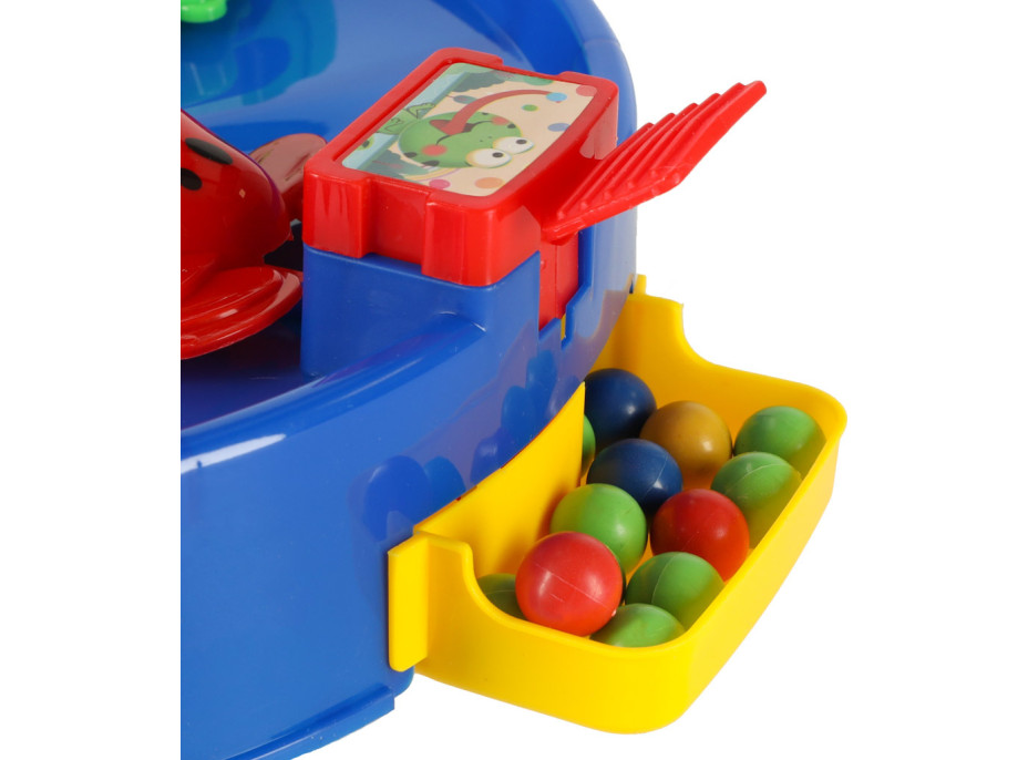 Arkádová hra Hladné žaby pre 4 hráčov - modrá