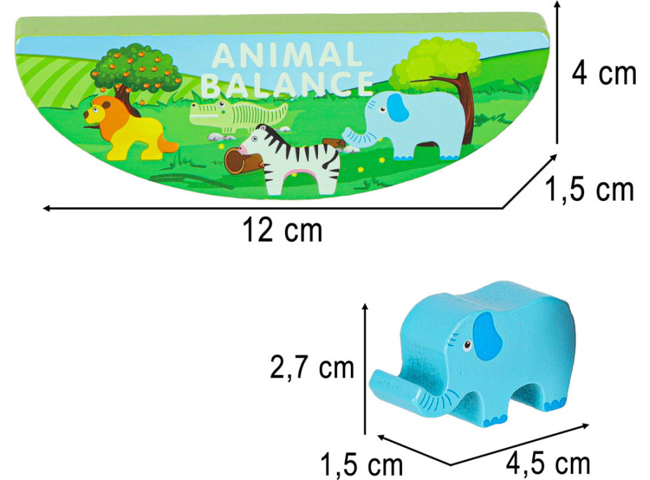 Balančná hra - Zvieratká