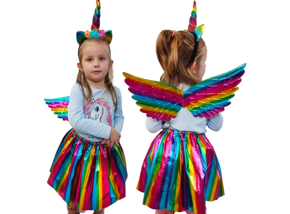 Karnevalový kostým Jednorožec - viacfarebný