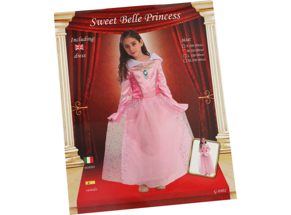 Karnevalový kostým Princezná - veľkosť M