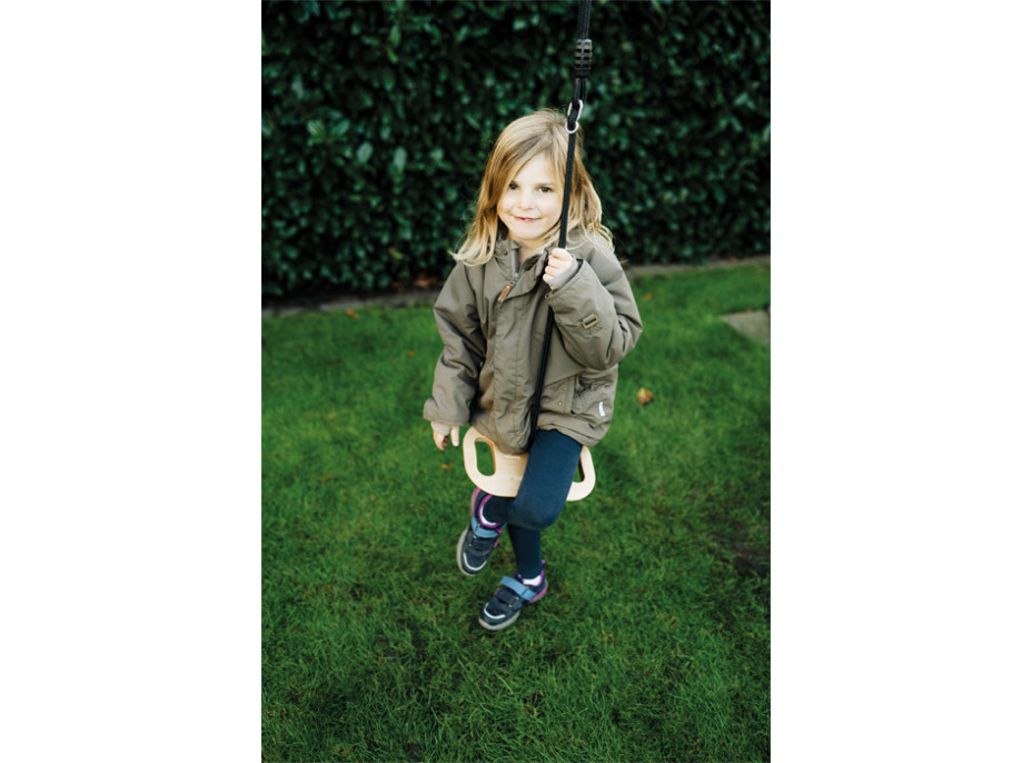 small foot Hojdací disk s rukoväťami Black Line