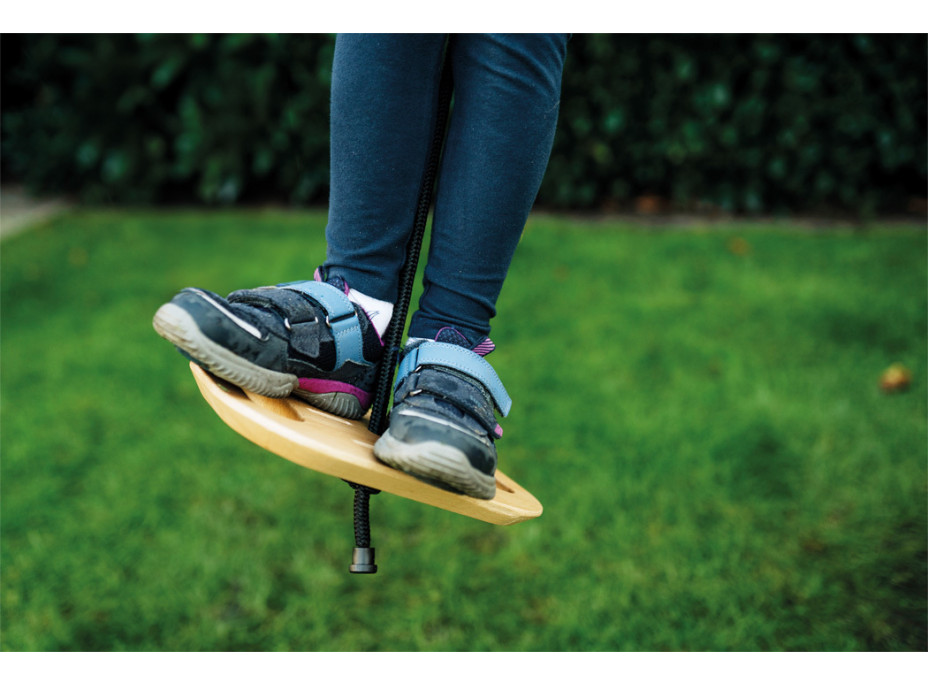 small foot Hojdací disk s rukoväťami Black Line