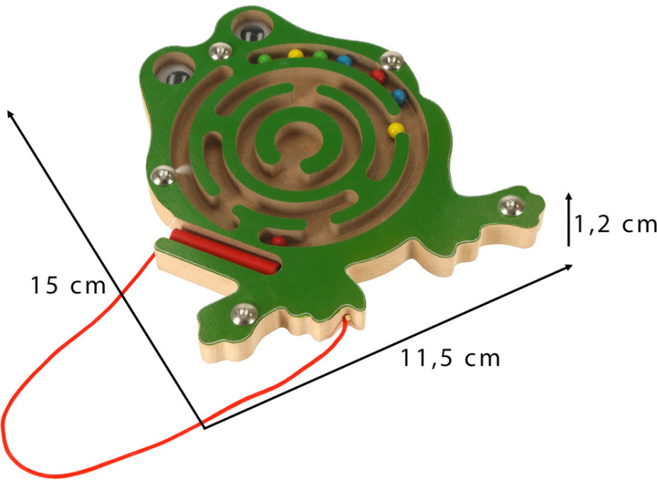 Magnetické guličkové bludisko - Žaba