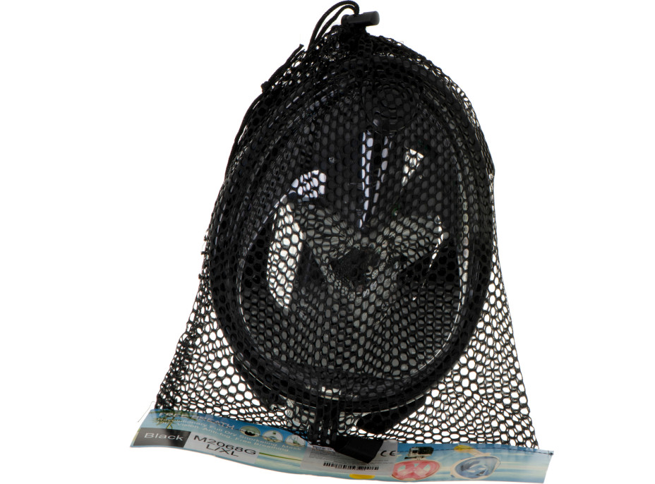 Šnorchlovacia maska veľ. L/XL - čierna