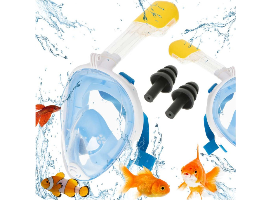 Šnorchlovacia maska veľ. S/M - modrá