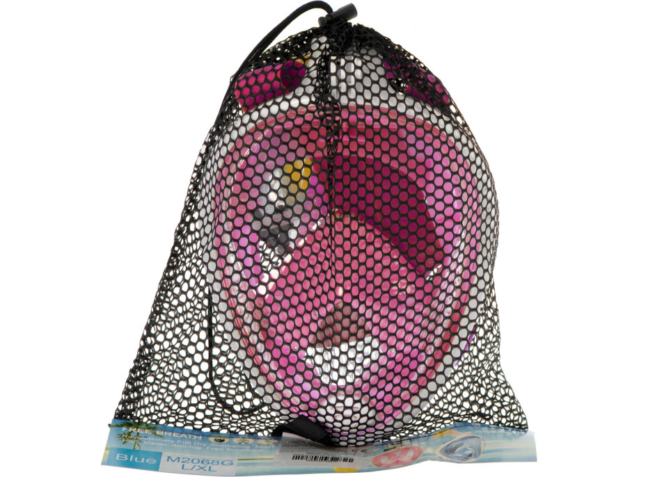 Šnorchlovacia maska veľ. S/M - ružová