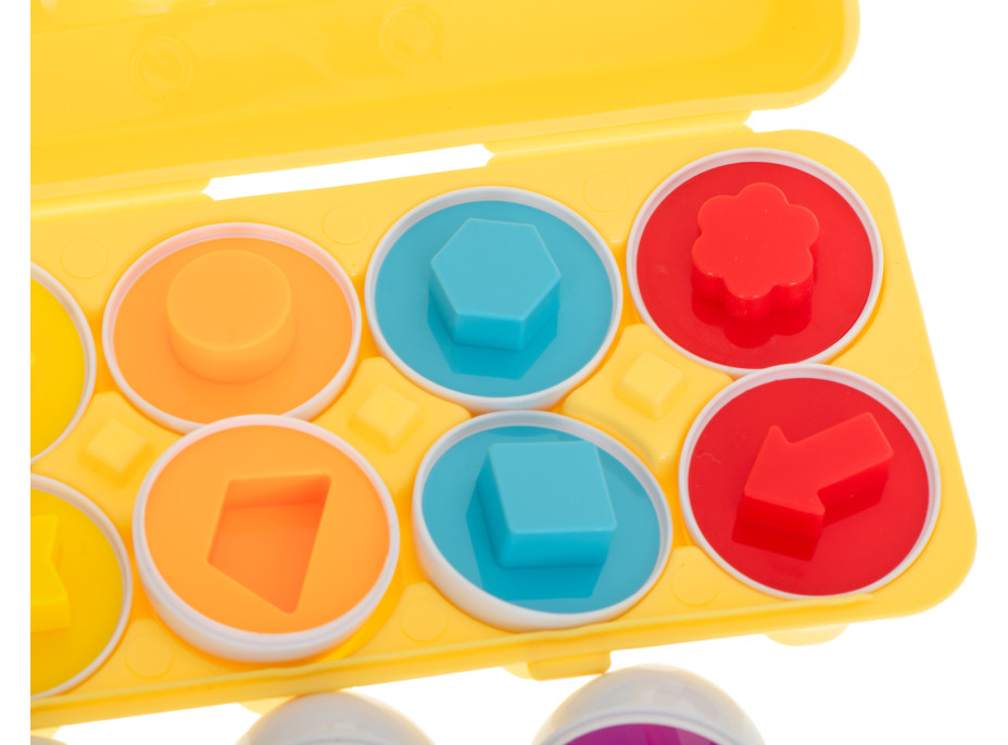 Vzdelávacia hračka vajíčka - Farby a tvary