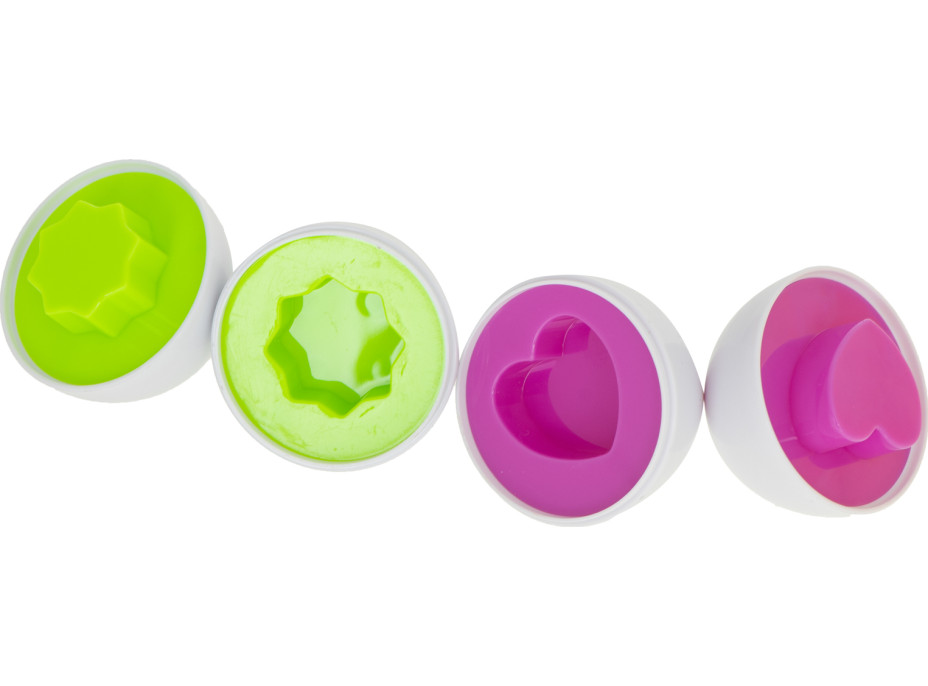 Vzdelávacia hračka vajíčka - Farby a tvary