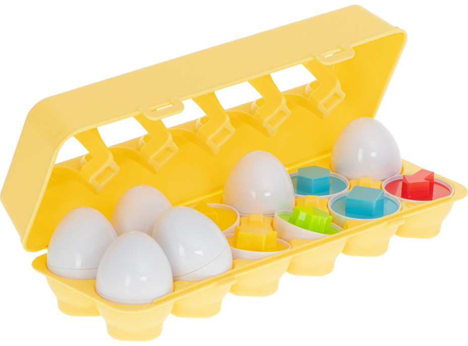 Vzdelávacia hračka vajíčka - Farby a tvary