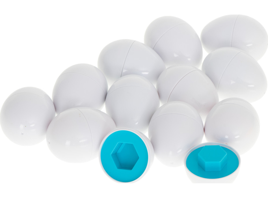 Vzdelávacia hračka vajíčka - Farby a tvary