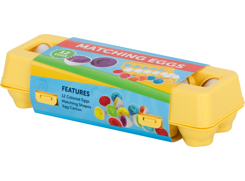 Vzdelávacia hračka vajíčka - Farby a tvary
